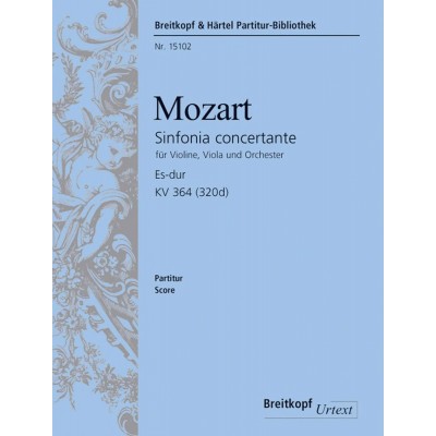  Mozart Wolfgang Amadeus - Sinfonia Concertante Es-dur Kv 364 (320d) - Violin, Viola, Orchestra