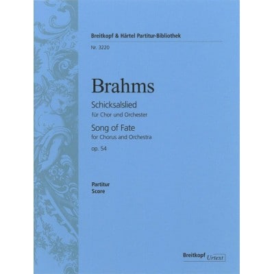 Brahms Johannes - Schicksalslied Op. 54 - Mixed Choir, Orchestra