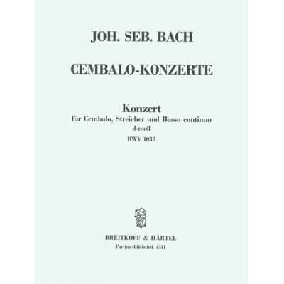  Bach Johann Sebastian - Cembalokonzert D-moll Bwv 1052 - Harpsichord, Strings