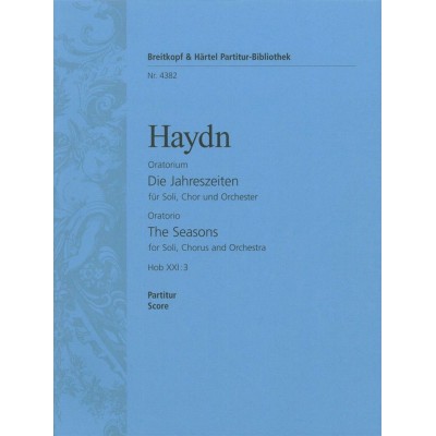  Haydn Joseph - Die Jahreszeiten Hob Xxi: 3 - Soli, Mixed Choir, Orchestra