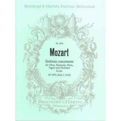  Mozart W.a. - Sinfonia Concertante Es Kv297b - 4 Cuivres Et Orchestre