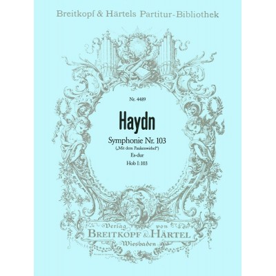 HAYDN JOSEPH - SYMPHONIE ES-DUR HOB I:103 - ORCHESTRA
