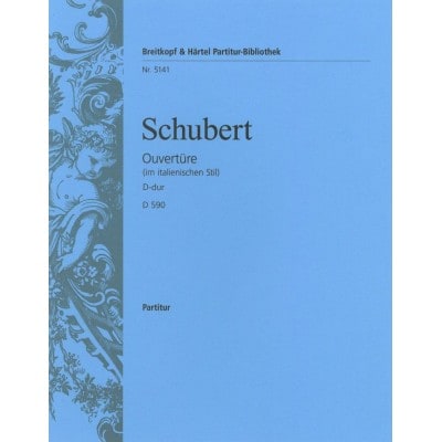 SCHUBERT FRANZ - OUVERTURE D-DUR D 590 (ITAL.) - ORCHESTRA