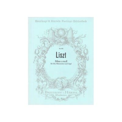  Liszt Franz - Missa C-moll - Choir, Organ