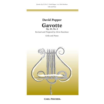 POPPER DAVID - GAVOTTE OP. 23 N°2 - VIOLONCELLE & PIANO