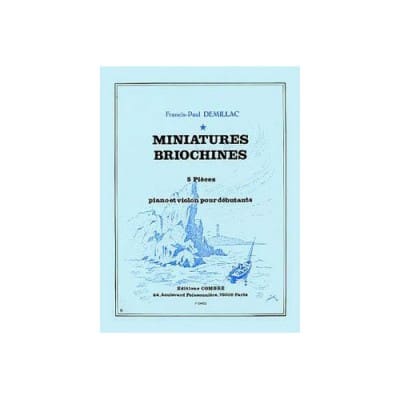 DEMILLAC FRANCIS-PAUL - MINIATURES BRIOCHINES (5 PIECES DEBUTANTES) - VIOLON ET PIANO