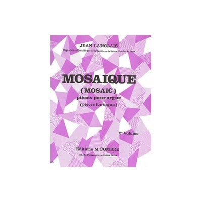 LANGLAIS JEAN - MOSAIQUE VOL.2 (5 PIECES) - ORGUE