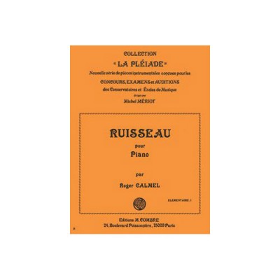 COMBRE Calmel - Ruisseau - Piano