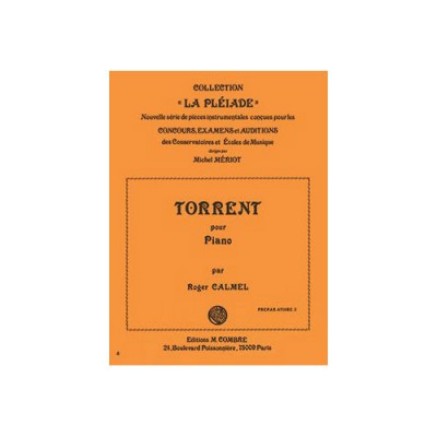 CALMEL ROGER - TORRENT - PIANO