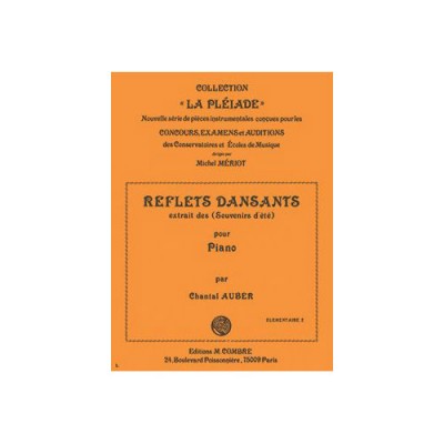 COMBRE AUBER CHANTAL - REFLETS DANSANTS EXTR. DES SOUVENIRS D
