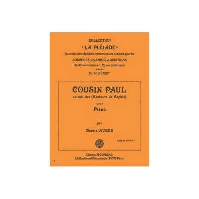 COMBRE Auber - Cousin Paul - Piano