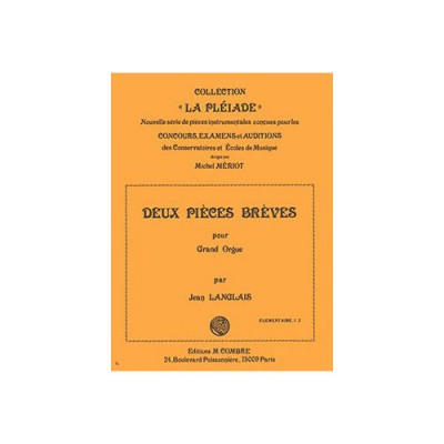 LANGLAIS JEAN - PIECES BREVES (2) - ORGUE