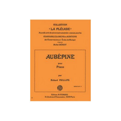 COMBRE Phillips - Aubépine - Piano