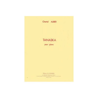 AUBER CHANTAL - TANASKA - PIANO