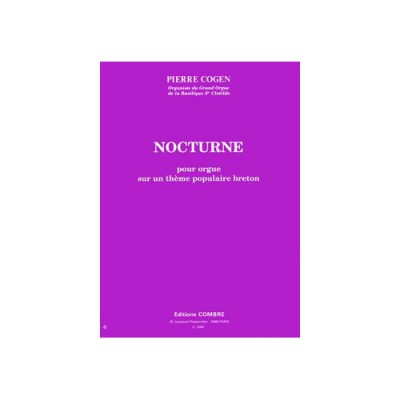 COGEN PIERRE - NOCTURNE (SUR UN THEME POPULAIRE BRETON) - ORGUE