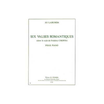 LABURDA JIRI - VALSES ROMANTIQUES DANS LE STYLE DE CHOPIN (6) - PIANO