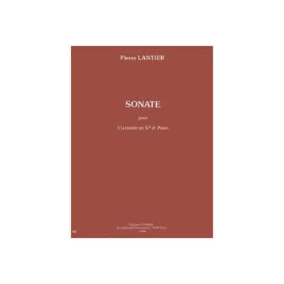  Lantier Pierre - Sonate - Clarinette Sib Et Piano