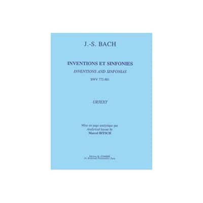 BACH JOHANN SEBASTIAN - INVENTIONS ET SINFONIES BWV772 - 801 - PIANO