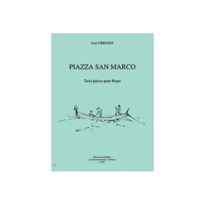 CREUSOT JEAN - PIAZZA SAN MARCO (3 PIECES) - PIANO