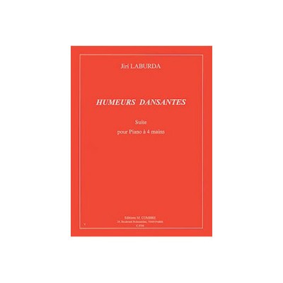LABURDA JIRI - HUMEURS DANSANTES (SUITE) - PIANO A 4 MAINS
