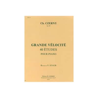 CZERNY CARL - GRANDE VELOCITE OP.299 - PIANO