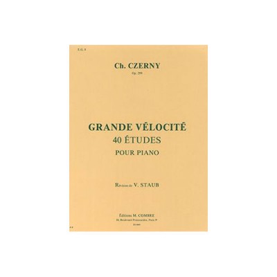Czerny - Grande Vélocité Op.299 - Piano