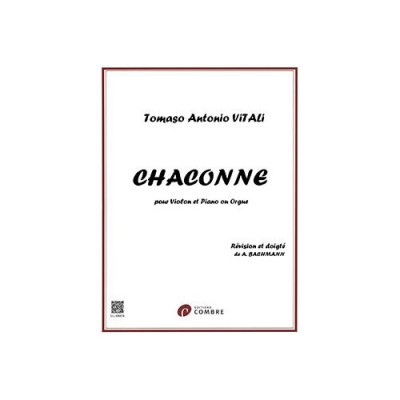 VITALI TOMASO ANTONIO - CHACONNE - VIOLON ET PIANO OU ORGUE
