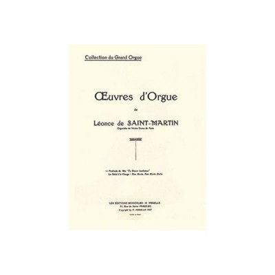 Saintmartin - Te Deum Laudamus Postlude OP21 - Orgue