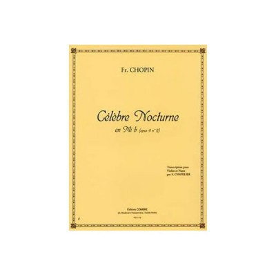  Chopin Frederic - Nocturne En Mib Op.9 N.2 - Violon Et Piano