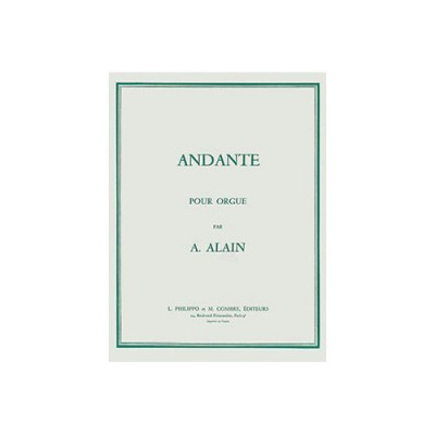 ALAIN ALBERT - ANDANTE - ORGUE