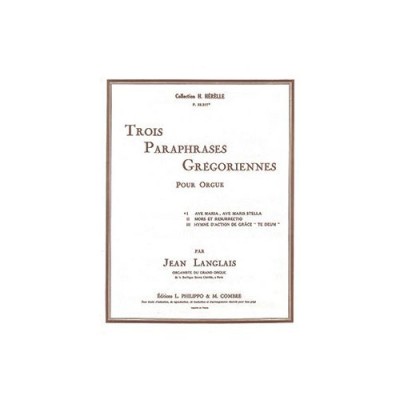 COMBRE Langlais - Ave Maria, Ave Maris Stella - Orgue
