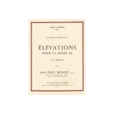  Benoit D. P. - Elevations Pour La Messe Xi (6) - Orgue