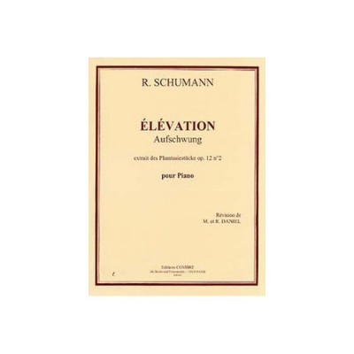 Schumann Robert - Elevation Op.12 N.2 (des Phantasiestuecke) - Piano