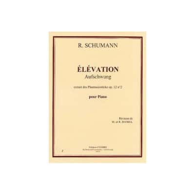COMBRE SCHUMANN - ELÉVATION OP.12 NO.2 - PIANO