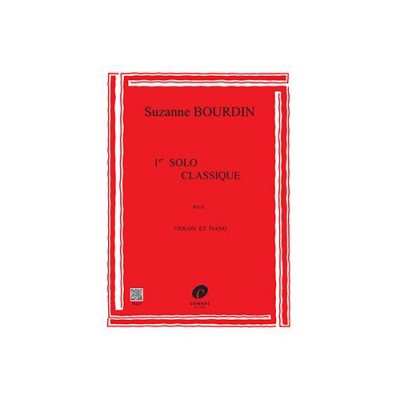 COMBRE BOURDIN S. - SOLO CLASSIQUE N.1 - VIOLON ET PIANO