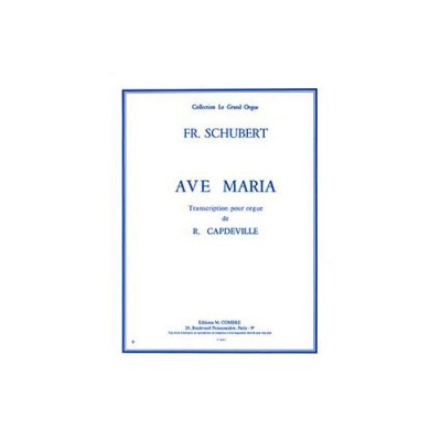 SCHUBERT FRANZ - AVE MARIA - ORGUE