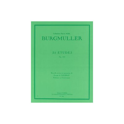COMBRE Burgmuller - Etudes Op.100 - Piano