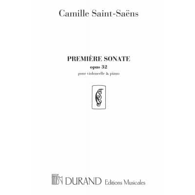 SAINT SAENS C. - PREMIERE SONATE OPUS 32 - VIOLONCELLE ET PIANO