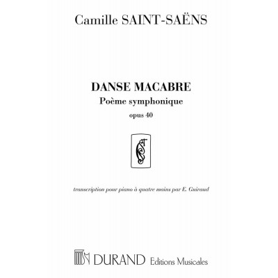  Saint Saens C. - Danse Macabre - Piano 4 Mains