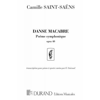 SAINT SAENS C. - DANSE MACABRE - PIANO 4 MAINS