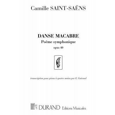 SAINT SAENS C. - DANSE MACABRE - PIANO 4 MAINS