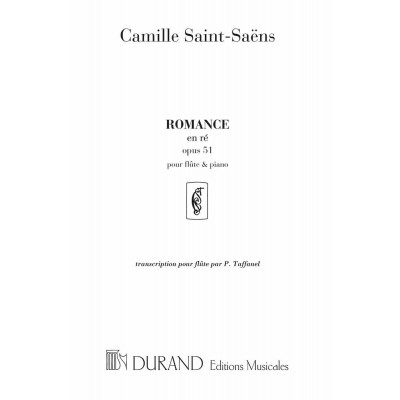  Saint Saens C. - Romance Op 51 - Flute Et Piano