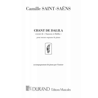 SAINT SAENS C. - PRINTEMPS QUI COMMENCE - CHANT ET PIANO