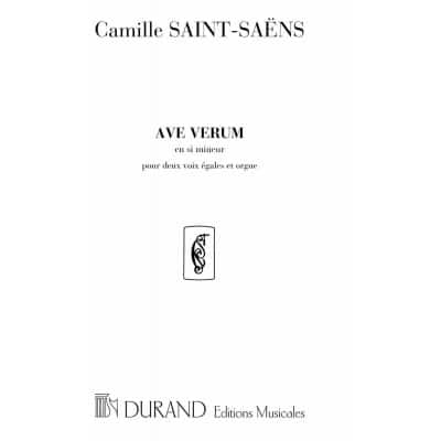  Saint-saens C. - Ave Verum En Si Mineur - Choeur