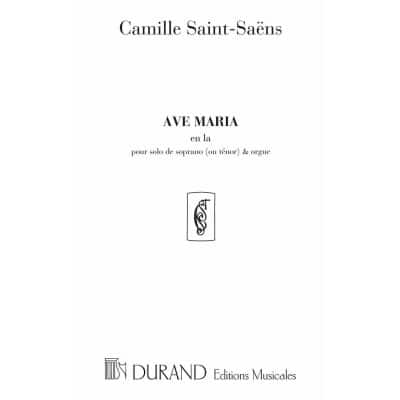  Saint-saens - Ave Maria En La - Chant Et Piano