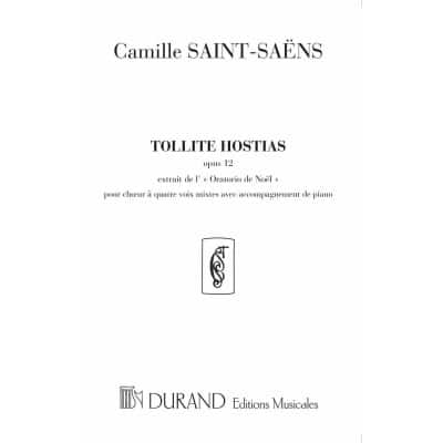 SAINT SAENS C. - TOLLITE HOSTIAS - CHANT ET PIANO