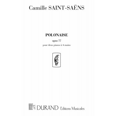 SAINT SAENS C. - POLONAISE OP 77 - 2 PIANOS