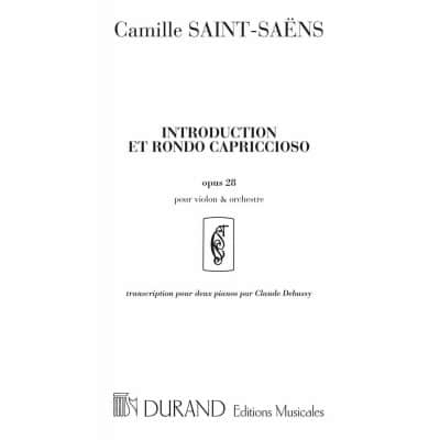 SAINT-SAENS C. - INTRODUCTION ET RONDO CAPRICCIOSO, OPUS 28 - 2 PIANOS