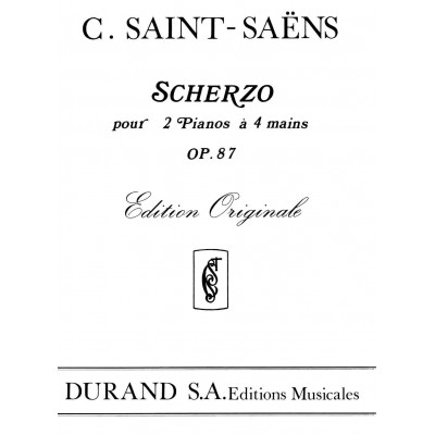 SAINT SAENS C. - SCHERZO OP 87 - 2 PIANOS