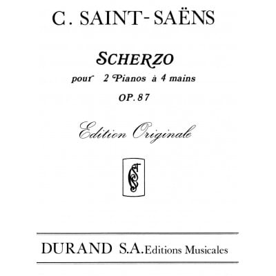 SAINT SAENS C. - SCHERZO OP 87 - 2 PIANOS